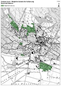 Gebiete Aufzonung Malans