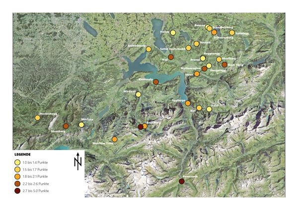 Bewertung Skigebiete