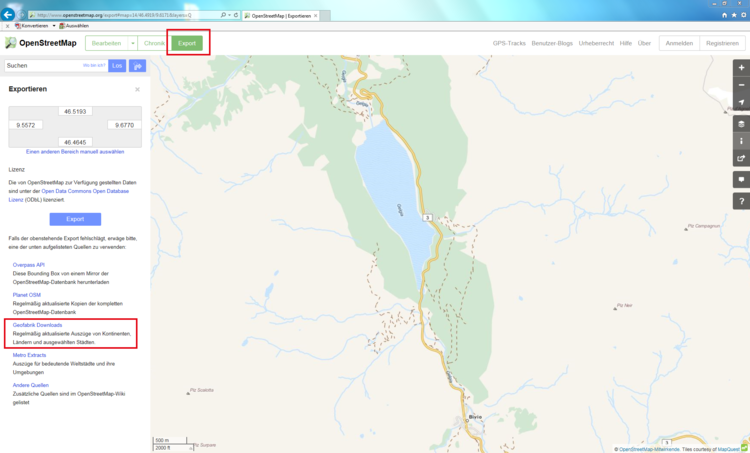 Bearbeitungsperimeter