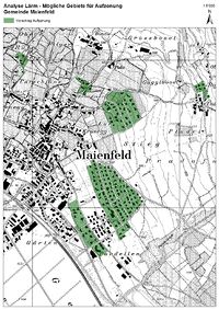 Gebiete Aufzonung Maienfeld