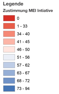 Legende Abstimmungsresultat MEI
